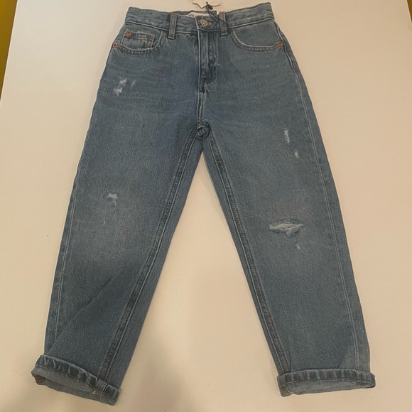 Zara Girls Mom Fit Jeans - Picture 2 of 5